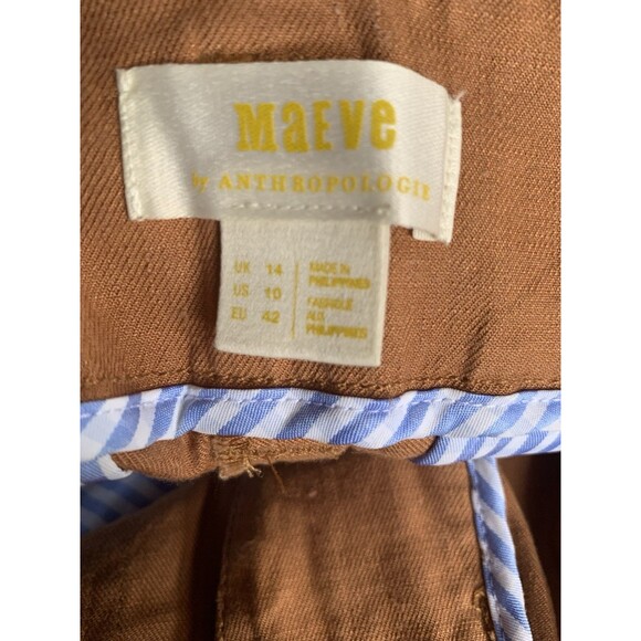 Women's Tan Wide-Leg Pants - Picture 6 of 7